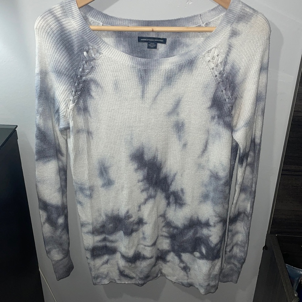 American Eagle tie-dye sweater